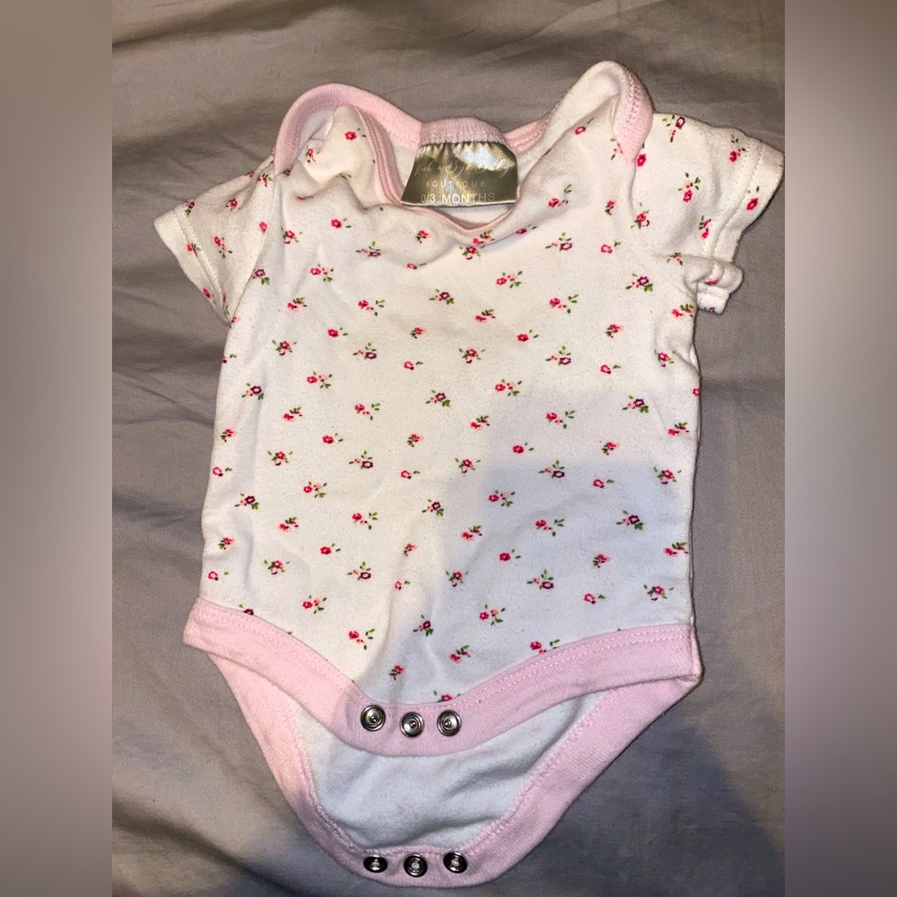 Flower onesie